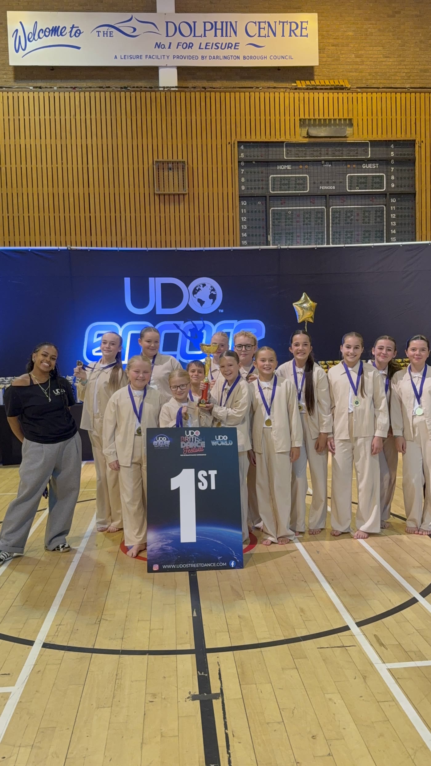 The Bodyrockers team at a competition